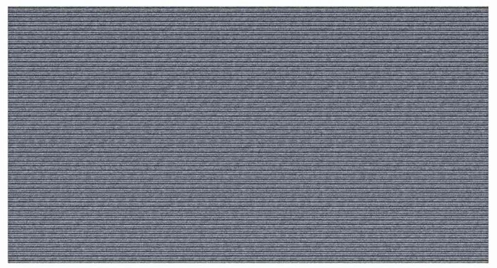 vidaXL Δερμάτινο Χαλί Ανοιχτό γκρι 80 x 150 cm ύφασμα