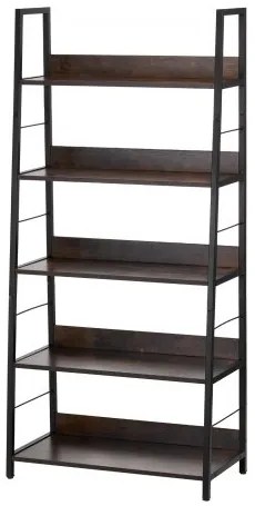 VEVOR Metal Bookshelf Rustic Bookcase 5-Tier for Living room Bedroom &amp; Office
