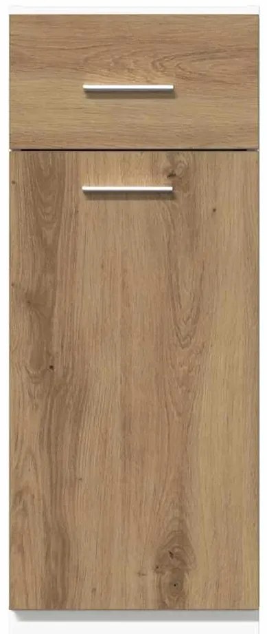 vidaXL Ντουλάπι με Συρτάρια "Lyon" από Τεχνητό Δρυ 30x46x81,5 εκ. από Μηχανικό Ξύλο