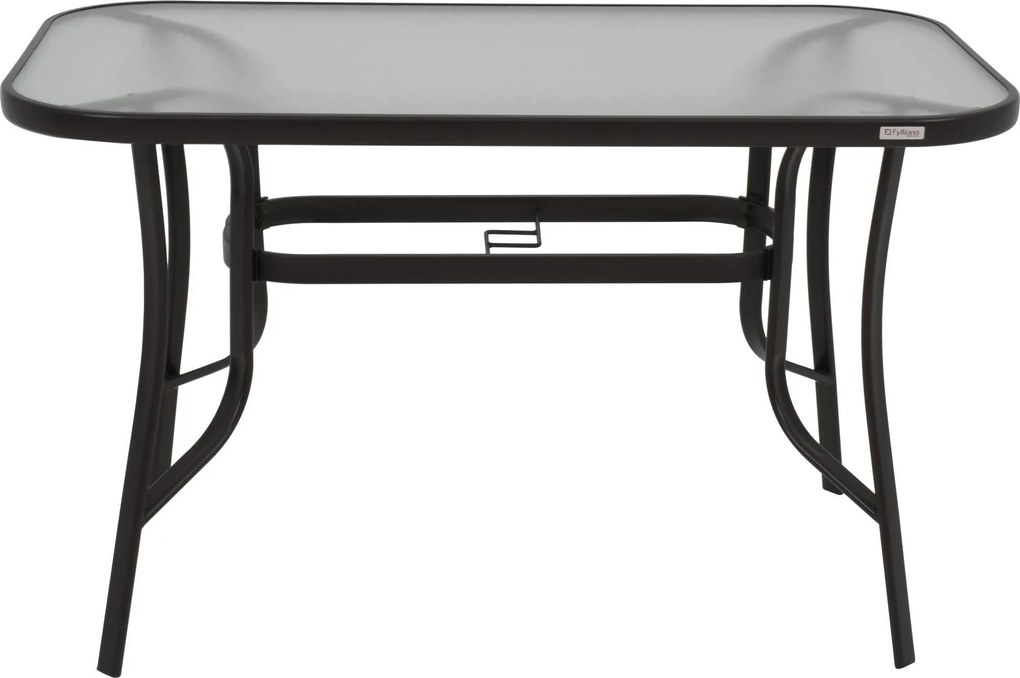 Τραπέζι Steel Fylliana Καφέ 140x80x70 εκ. 140x80x70 εκ.