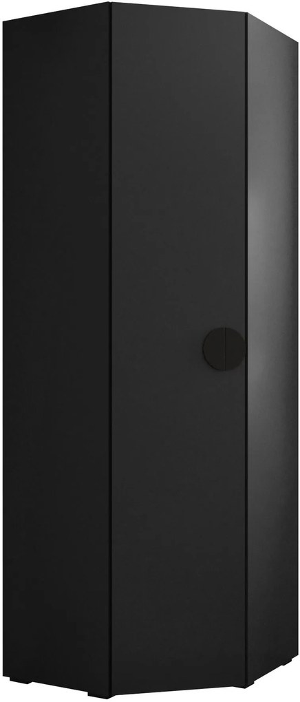Γωνιακή Ντουλάπα Inova IV-Μαύρο