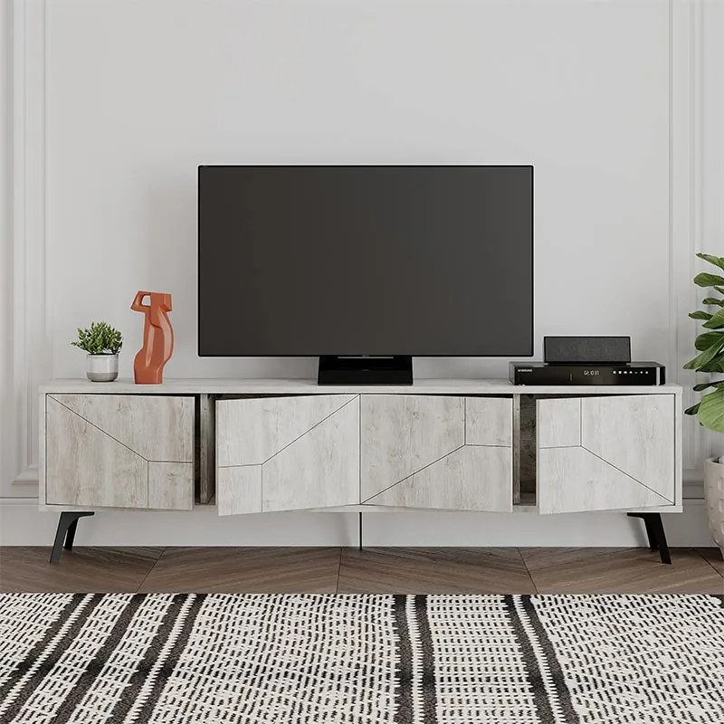 ΕΠΙΠΛΟ ΤΗΛΕΟΡΑΣΗΣ DUNE MEGAPAP ΧΡΩΜΑ ΛΕΥΚΟ ΑΝΤΙΚΕ 180X29,6X50ΕΚ.