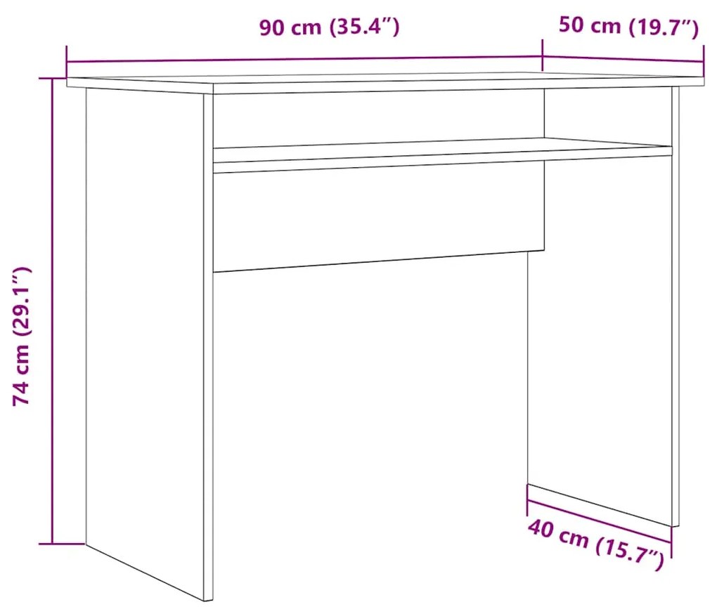 ΓΡΑΦΕΙΟ ΠΑΛΙΟ ΞΥΛΟ 90 X 50 X 74 ΕΚ. ΑΠΟ ΜΟΡΙΟΣΑΝΙΔΑ 855976