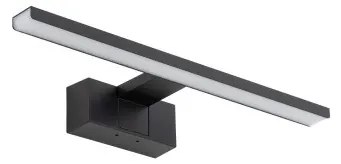 Απλίκα Φωτιστικό Μπάνιου LED 8W Μαύρο 3000Κ ΙΡ44 Cezanne 10668 Nowodvorski-10668-Μαύρο 10668