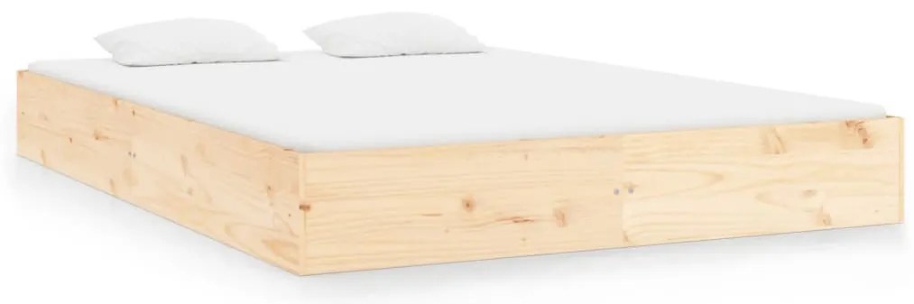vidaXL Πλαίσιο Κρεβατιού 180 x 200 εκ. Μασίφ Ξύλο Super King Size