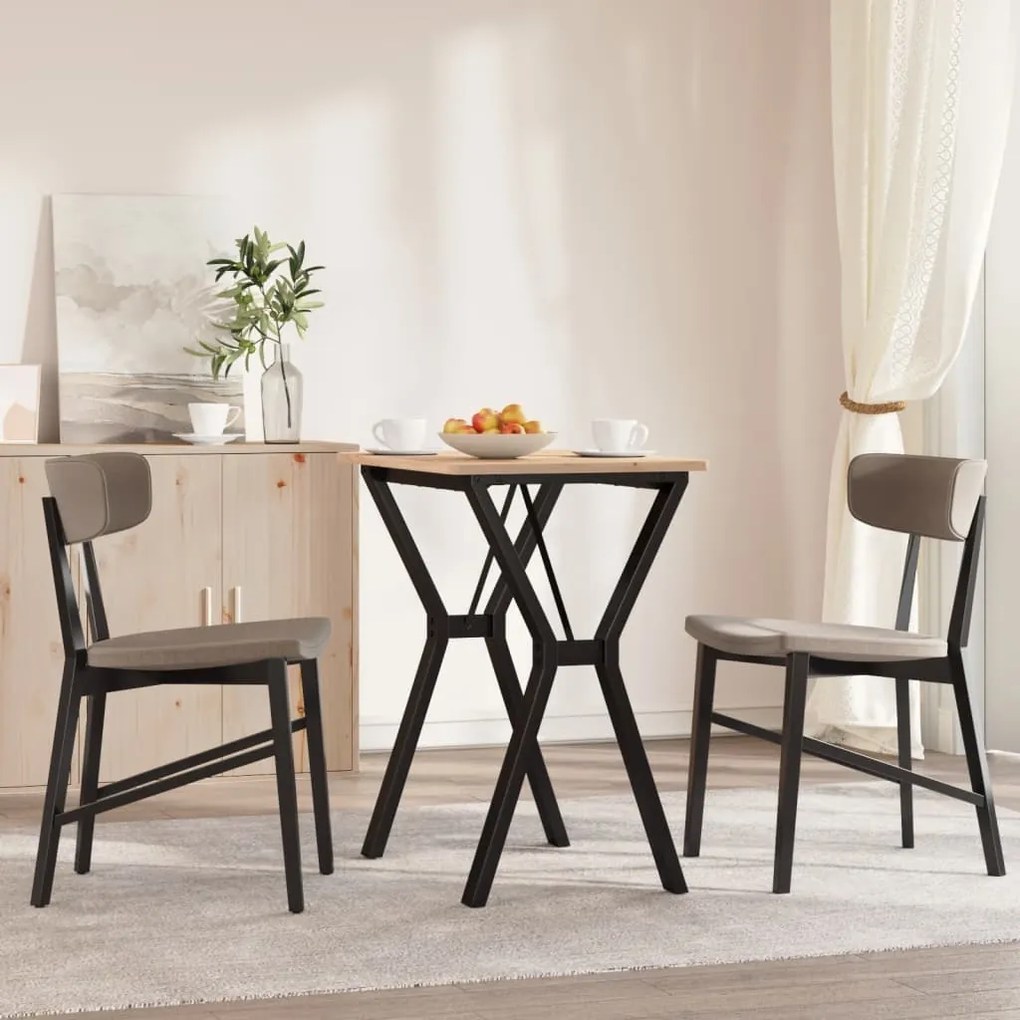 vidaXL Πόδια Τραπεζαρίας σε Σχήμα «Y» 60x40x73 εκ. Ατσάλι