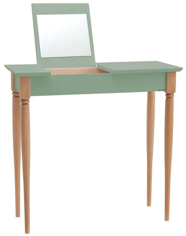 Τουαλέτα Με Καθρέπτη Mamo S MAMOTSBE17 65x35x74cm Sage Green-Beech