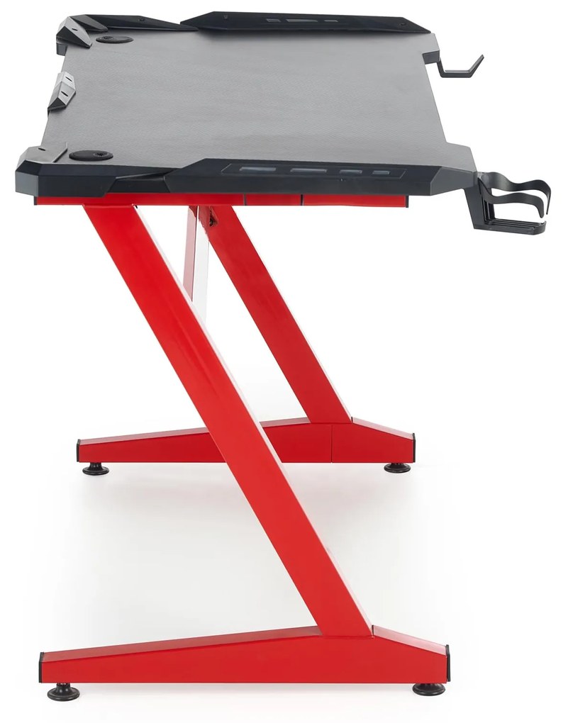 B49 desk black / red DIOMMI V-CH-B/49