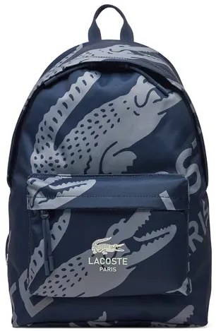 Backpack Lacoste Navy Blue Crocodile