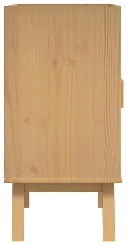 vidaXL Βάση νιπτήρα Olden Καφέ 114 x 43 x 73.5 εκ. Μασίφ ξύλο πεύκου