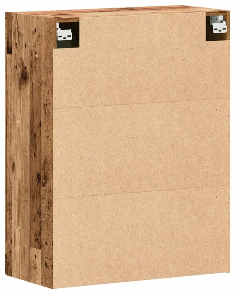 vidaXL Επίτοιχο ντουλάπι Παλιό ξύλο 69,5x34x90 cm