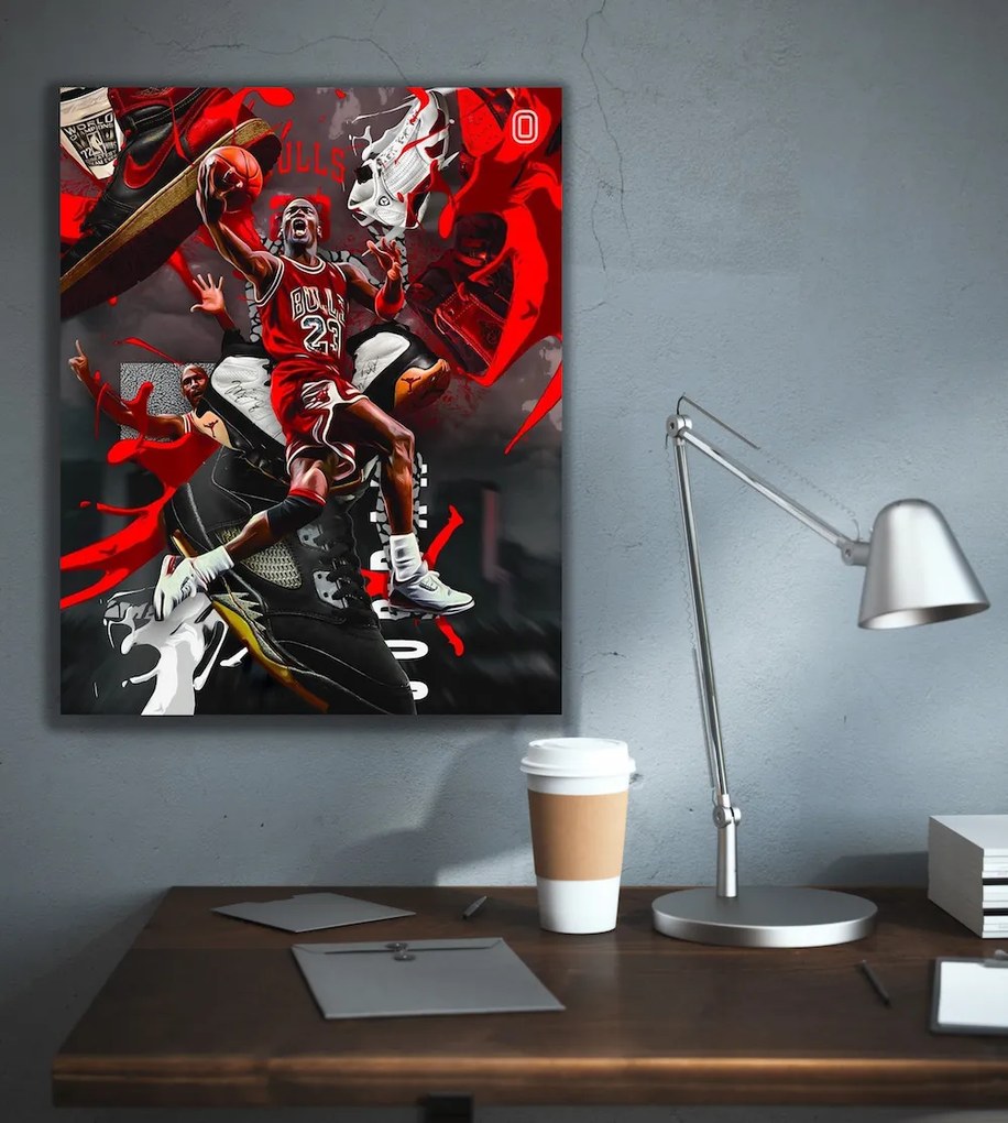 Πίνακας σε καμβά BULLS 23 KNV1553 30cm x 40cm