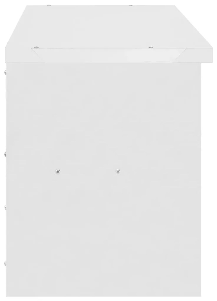 vidaXL Ερμάριο Τοίχου 150 x 40 x 50 εκ. Ανοξείδωτο Ατσάλι