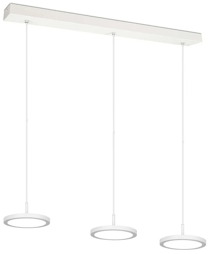 Φωτιστικό Οροφής - Ράγα Tray 340910331 90x17x150cm Dim 3xLed 1250Lm 10W White Trio Lighting