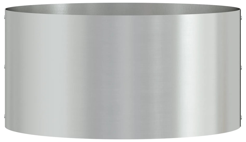 vidaXL Ζαρντινιέρες κήπου 5 pcs Ασημί 40 x 40 x 20 cm