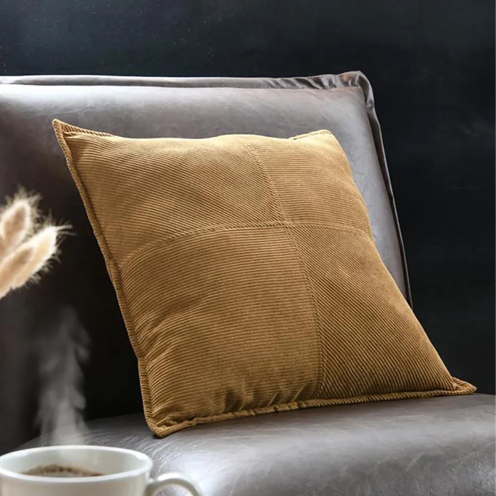 Διακοσμητικό Μαξιλάρι Βελουτέ (45x45) S-F Dandy Camel C1D567004