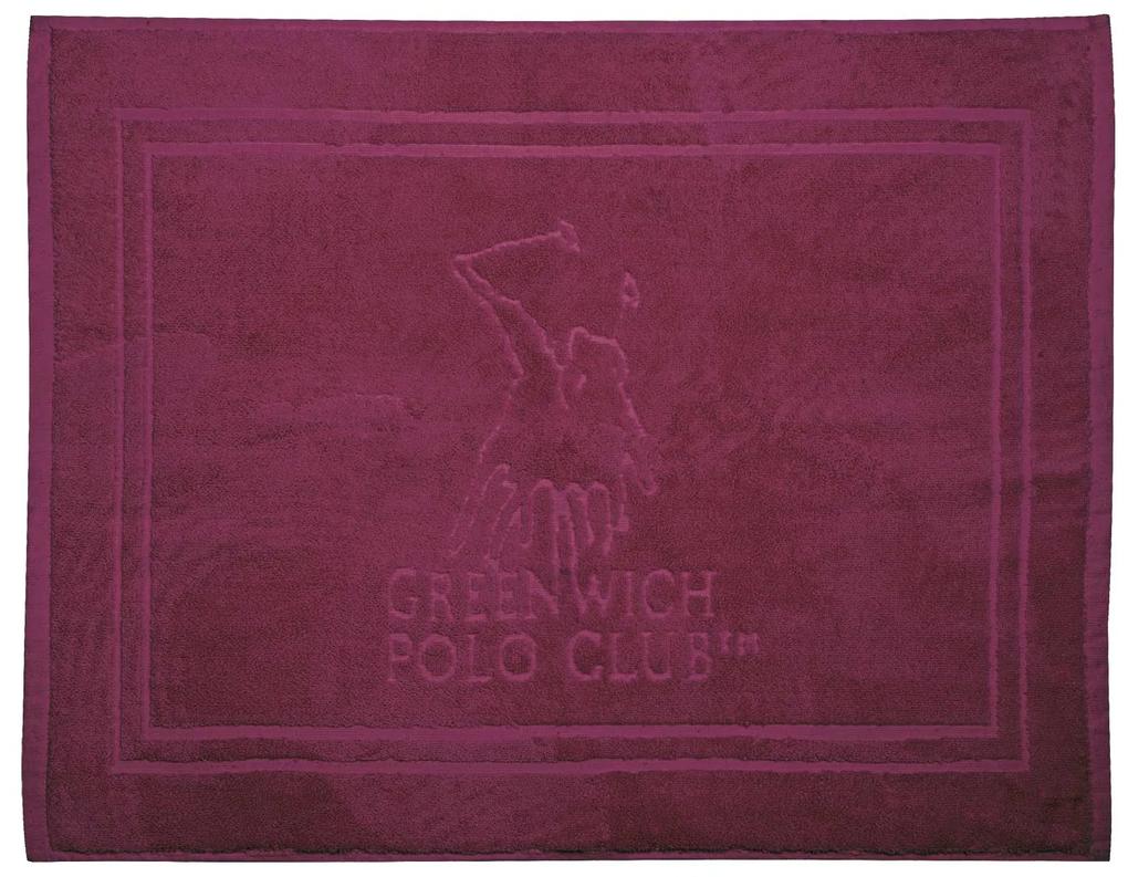 Ταπέτο Μπάνιου Βαμβακερό 50x70εκ. Essential 3044 Μπορντώ Greenwich Polo Club