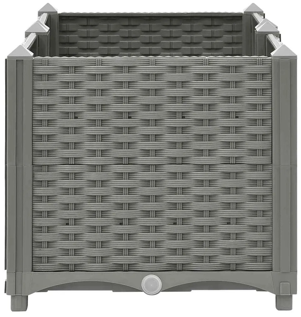 vidaXL Ζαρντινιέρα 80 x 40 x 38 εκ. από Πολυπροπυλένιο