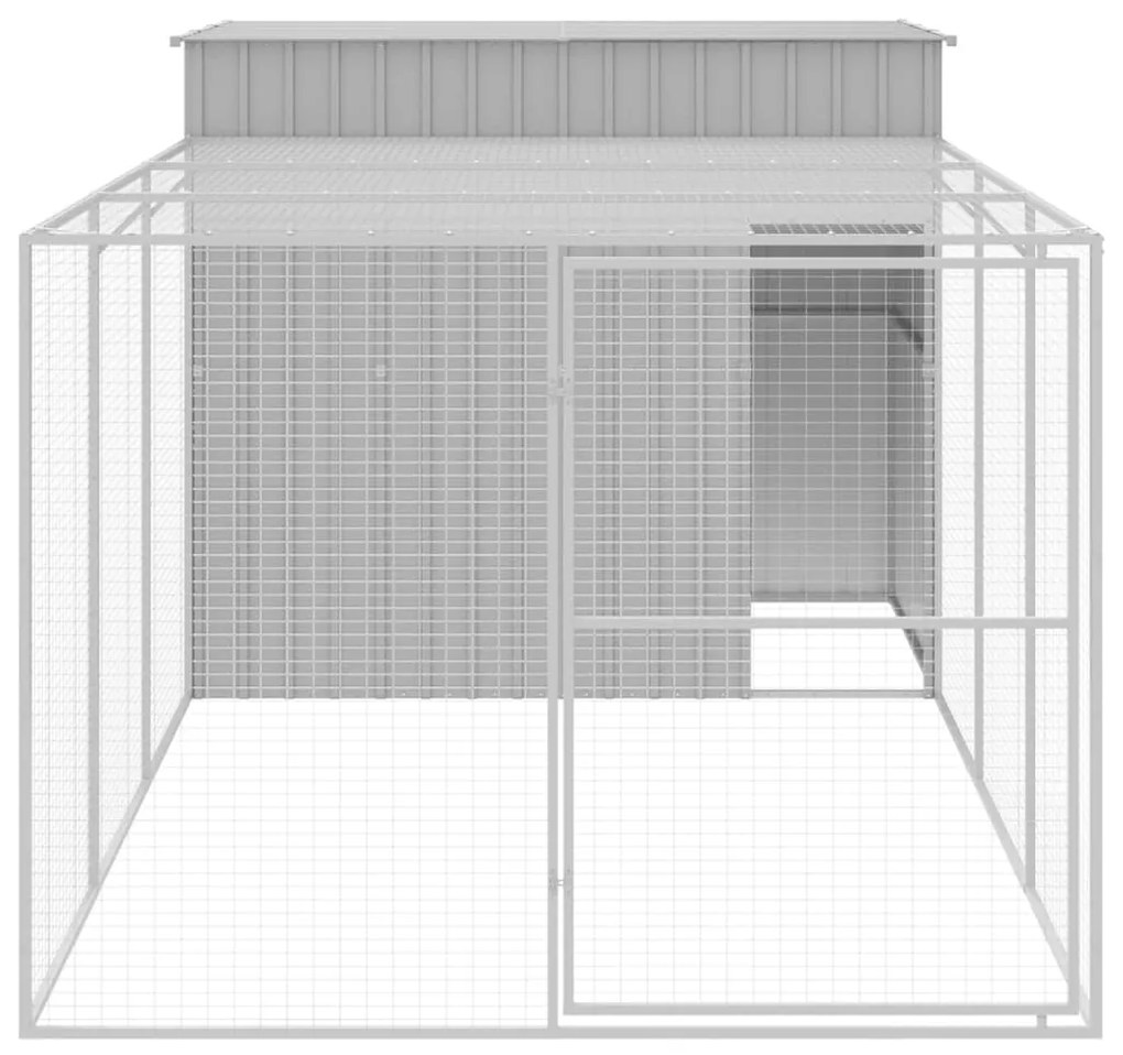 ΣΠΙΤΑΚΙ ΣΚΥΛΟΥ ΜΕ ΑΥΛΗ ΑΝ. ΓΚΡΙ 214X457X181 ΕΚ. ΓΑΛΒΑΝ. ΧΑΛΥΒΑΣ 3189138