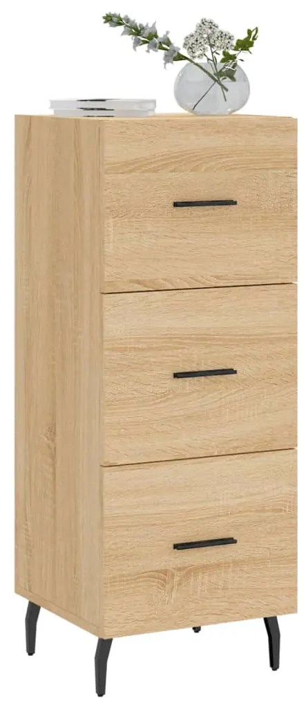 vidaXL Ντουλάπι Sonoma Δρυς 34,5x34x90 εκ. από Επεξεργασμένο Ξύλο