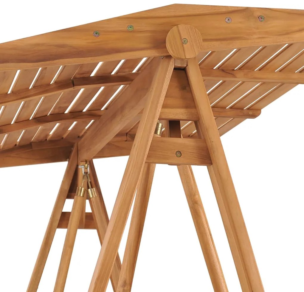 vidaXL Κούνια Κήπου 174 εκ. από Μασίφ Ξύλο Teak