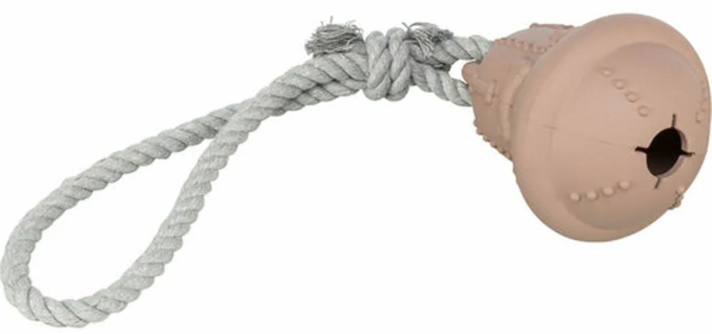 παιχνίδι για γάτες Trixie Μπεζ βαμβάκι Φυσικό καουτσούκ Χριστουγεννιάτικο στεφάνι Καμπάνα