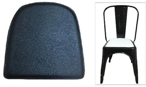 RELIX Κάθισμα Καρέκλας, Pvc Μαύρο (Μαγνητικό) -  30/16x30cm