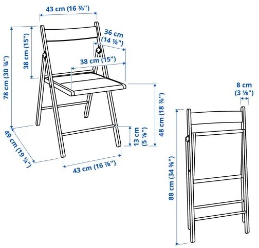 FRÖSVI πτυσσόμενη καρέκλα 205.343.32