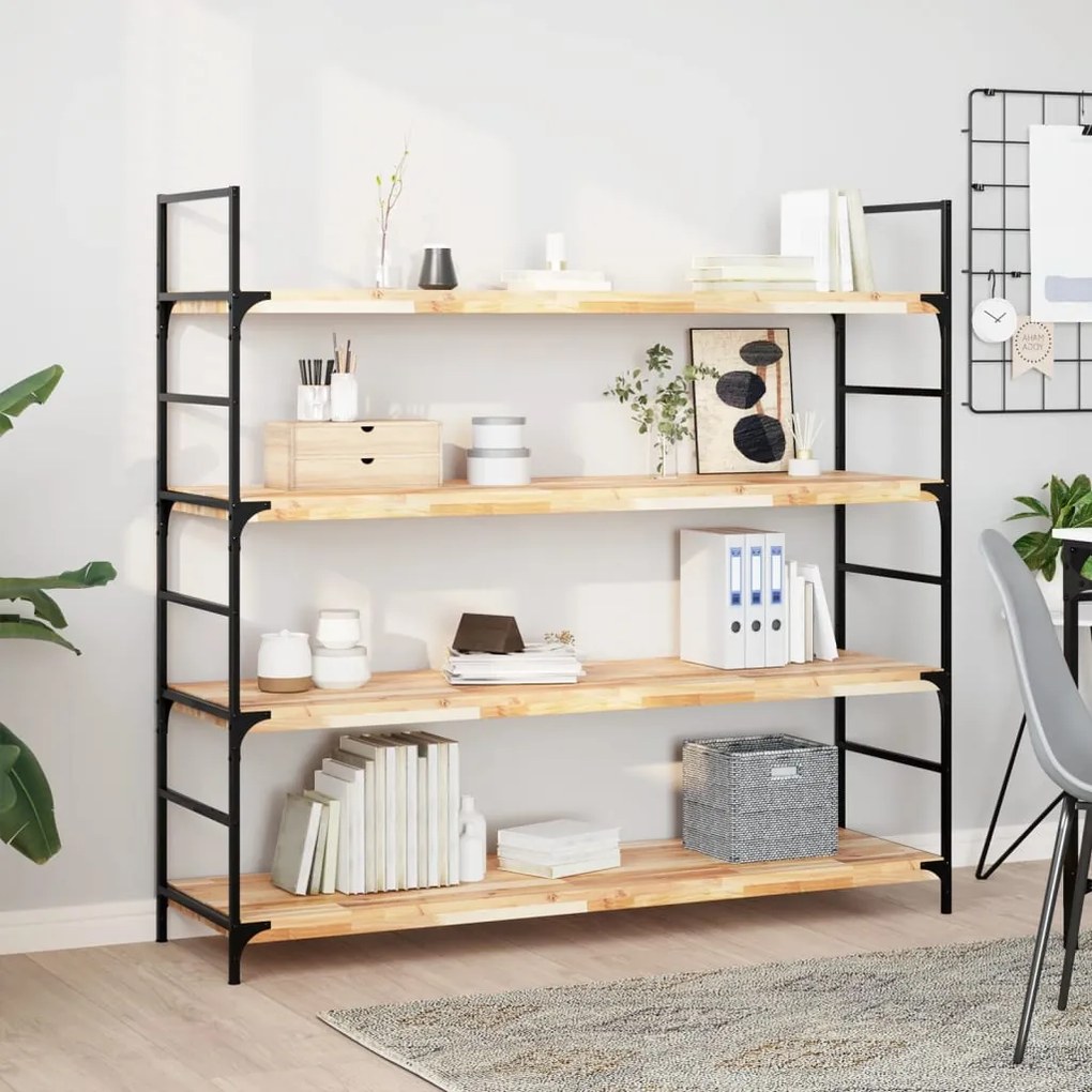 vidaXL Ράφι Κρεμαστό 160x40x4 εκ. Ακατέργαστο Μασίφ Ξύλο Ακακίας