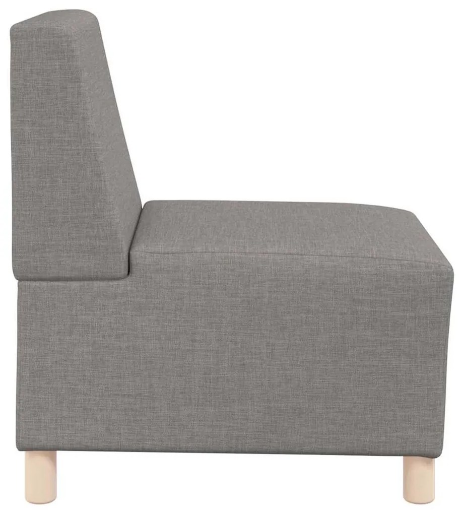 vidaXL Μοναδικός Καναπές χωρίς Χερούλια 2 pcs Taupe 55 x 74 x 82 εκ.