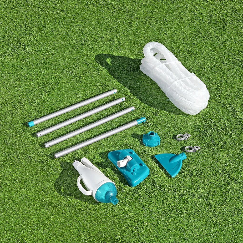 Best Way Καθαριστικό Ρομπότ Πισίνας Μπλε, Λευκό 224 x 3 x 3 εκ.