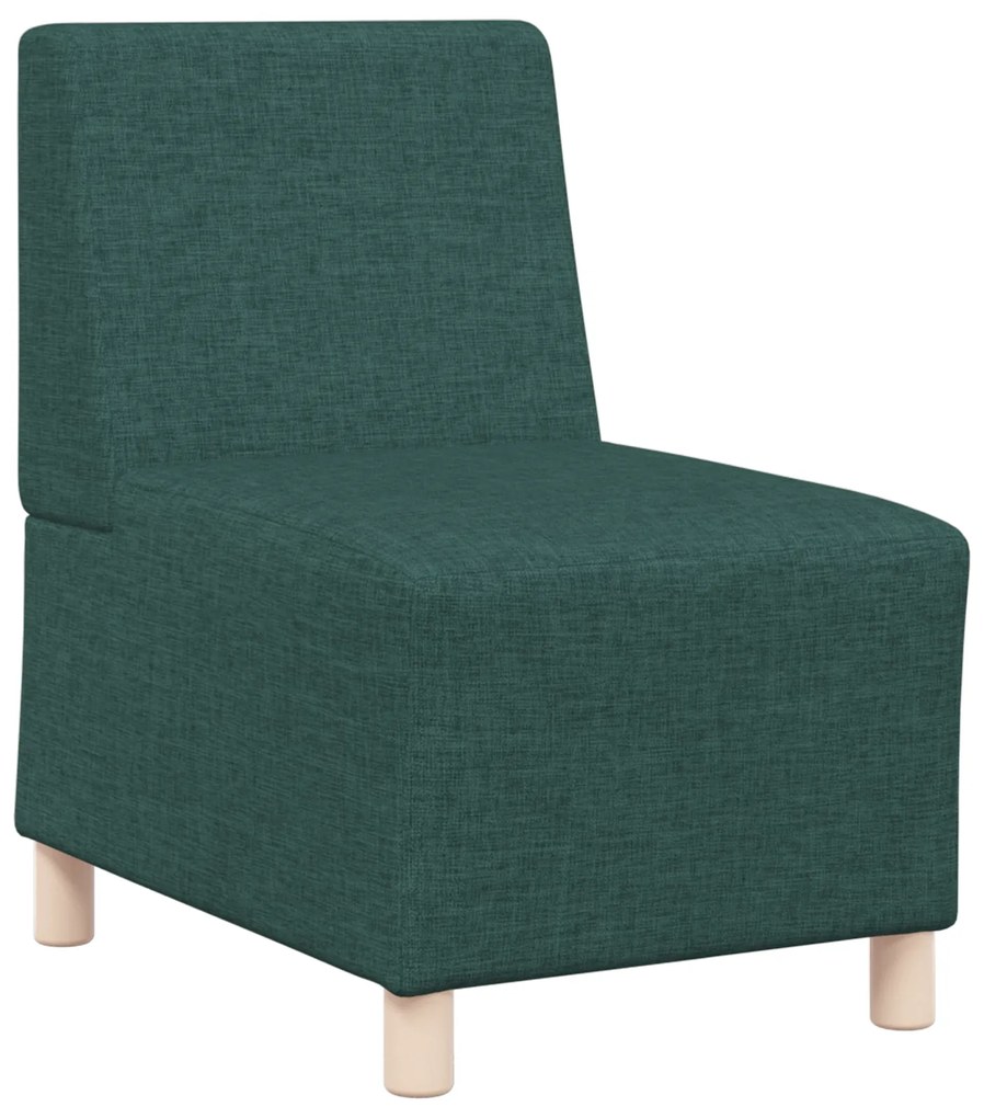 vidaXL Καθίσμα Σαλονιού 2 pcs Σκούρο πράσινο 55 x 74 x 82 εκ. ύφασμα