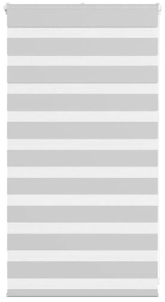 vidaXL Ζέβρα τυφλή Ανοιχτό Γκρι Πλάτος υφάσματος 70,9 εκ. Πολυεστέρας