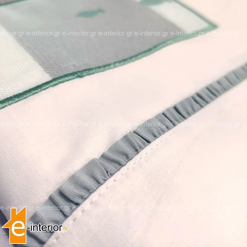Σετ Σεντόνια Κούνιας Baby Boy Bear - Mint 108114001