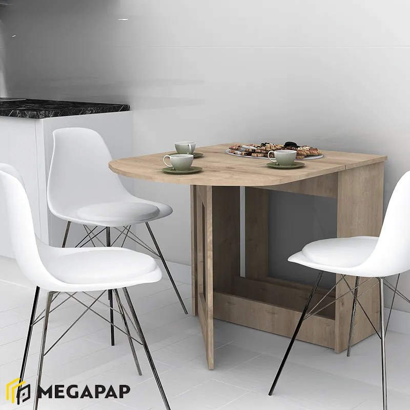 ΤΡΑΠΕΖΙ WINSLET MEGAPAP ΕΠΕΚΤΕΙΝΟΜΕΝΟ ΧΡΩΜΑ SONOMA 34(63+63)X80X76ΕΚ.