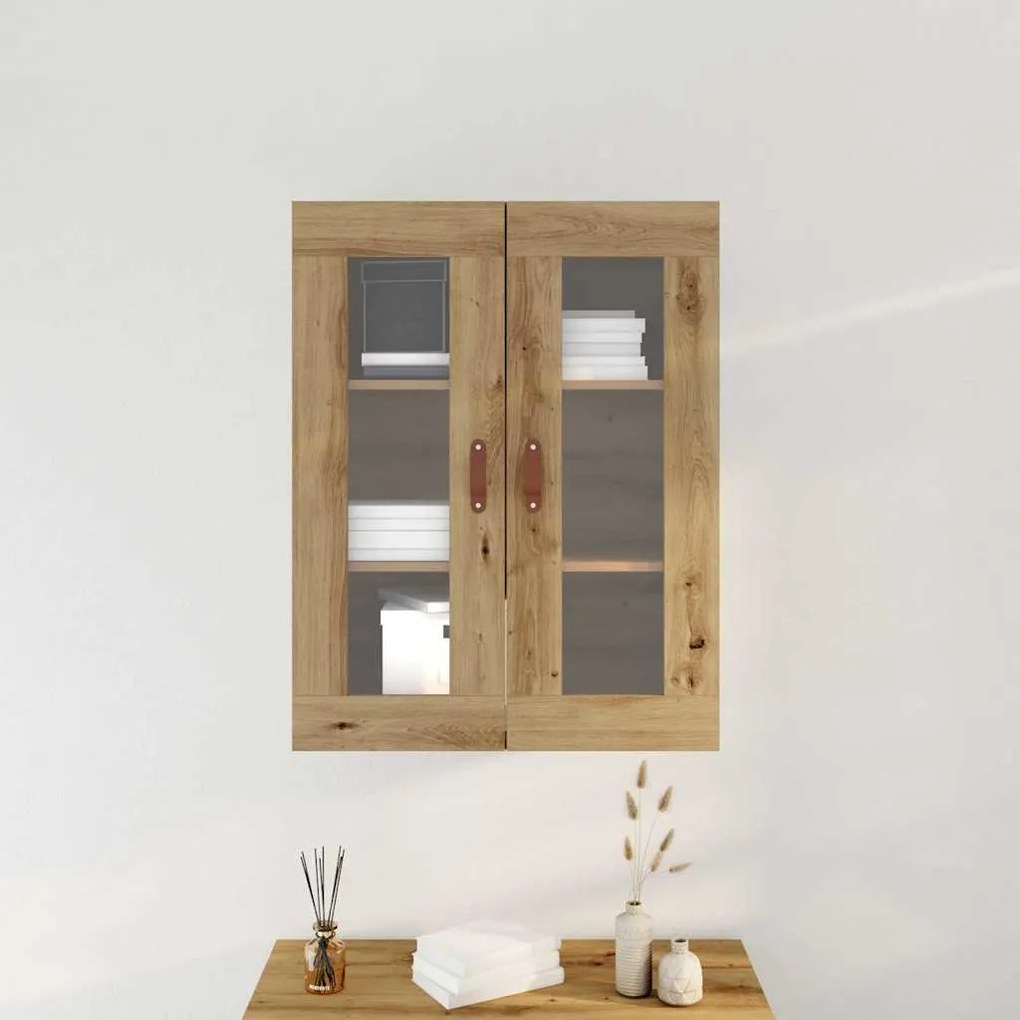 vidaXL Ντουλάπα τοίχου Επιτοίχιο artisan δρυς 69.5 x 34 x 90 εκ.