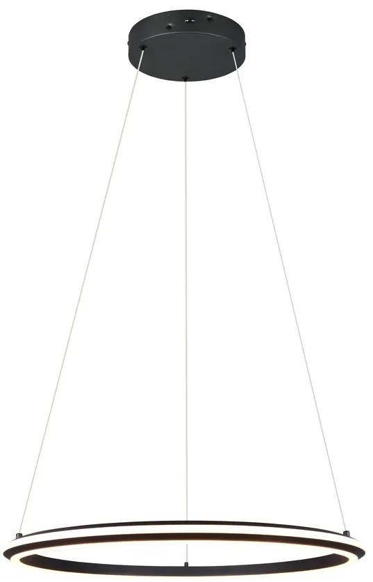 Φωτιστικό Κρεμαστό Trio Lighting AMADOR 331019132 Μαύρο Ματ (Black Mat) 2300+3000+4000K