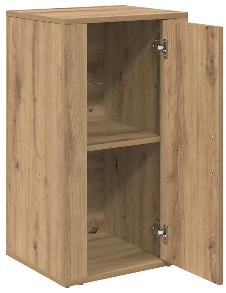 vidaXL Πλαϊνό γραφείο artisan δρυς 40 x 33 x 70 εκ. Επεξεργασμένο ξύλο