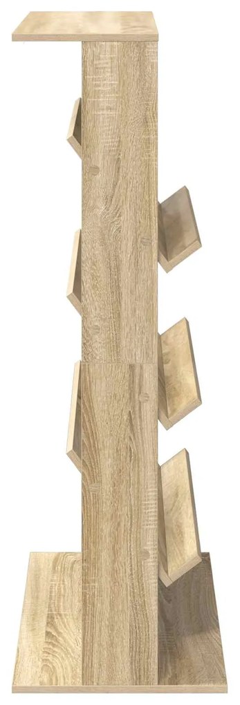 vidaXL Ράφι Περιοδικών με ράφι Δρύς Sonoma 70 x 41 x 126 εκ.