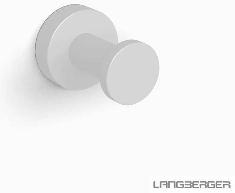 Άγκιστρο μπάνιου 4 εκ. Langberger White Matt 21108-31A-300