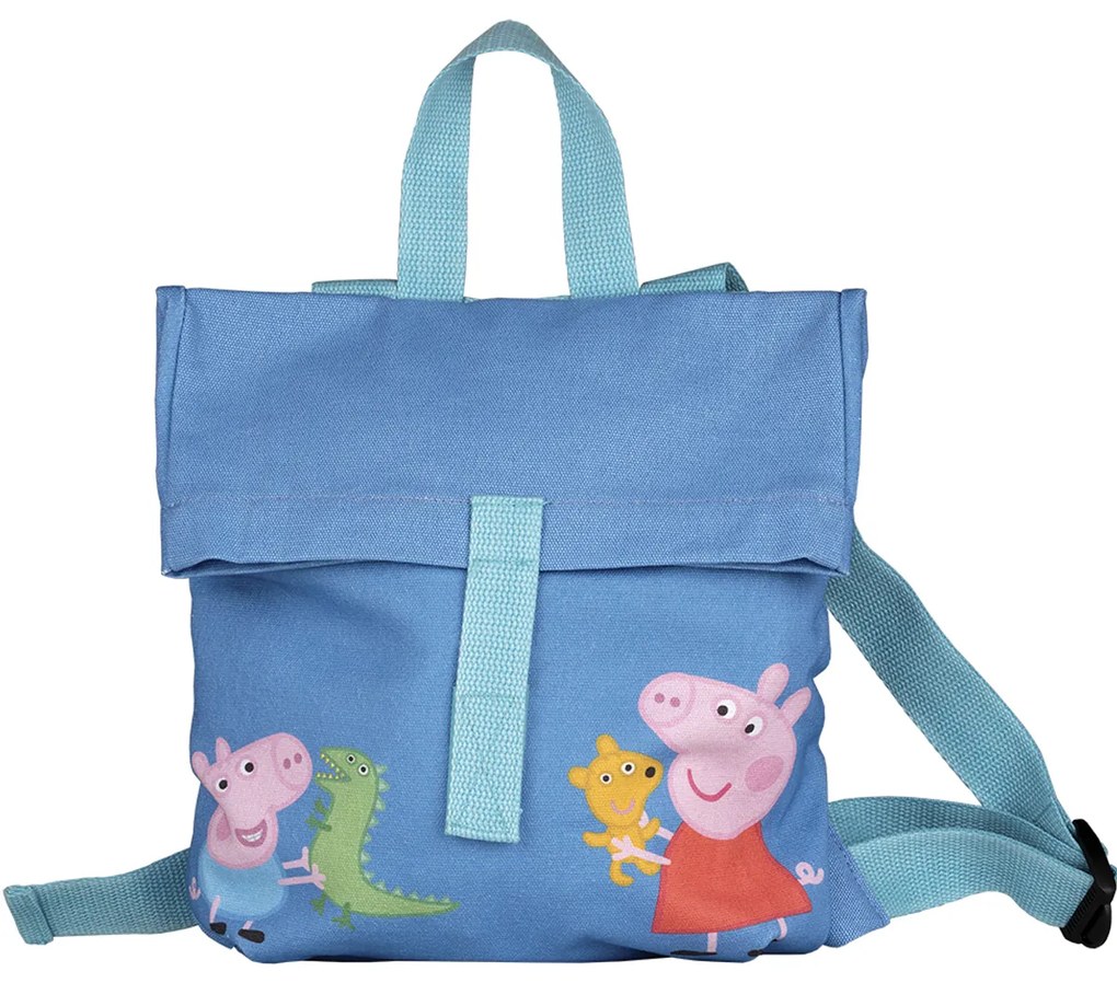 Σχολική Τσάντα Νηπιαγωγείου (28x4x30) Petit Jour Peppa Pig Μπλε 52-568/10-1