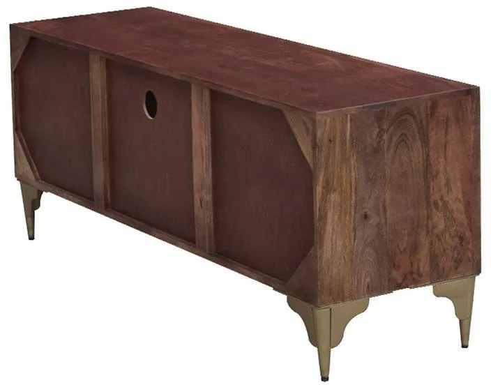 Έπιπλο Τηλεόρασης Amrita Fylliana Καφέ 140x40x55 εκ. 140x40x55 εκ.