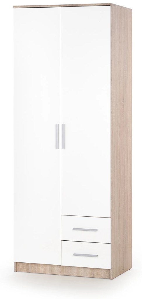 LIMA S-2, color: white / sonoma oak DIOMMI V-PL-LIMA-S2-BIAŁY/SONOMA DIOMMI-60-22312