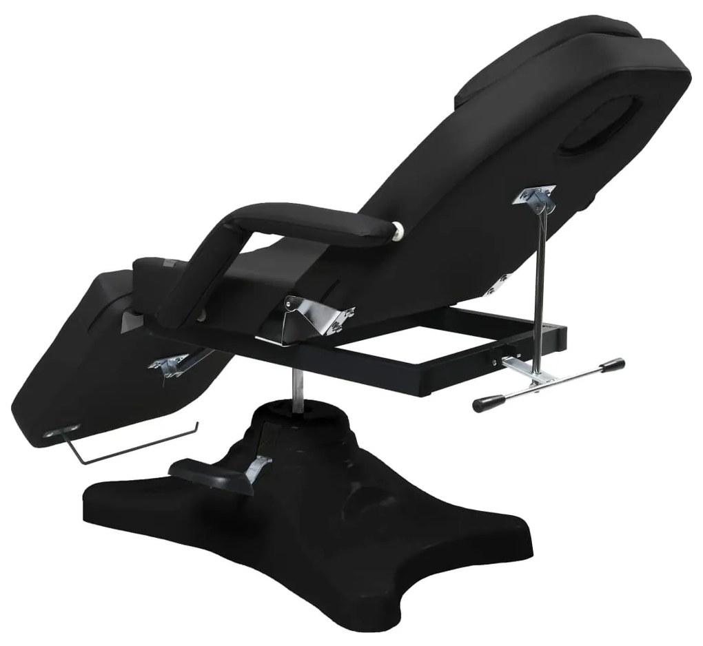 vidaXL Κρεβάτι - Πολυθρόνα Αισθητικής Μαύρο 180 x 62 x (86,5-118) εκ.