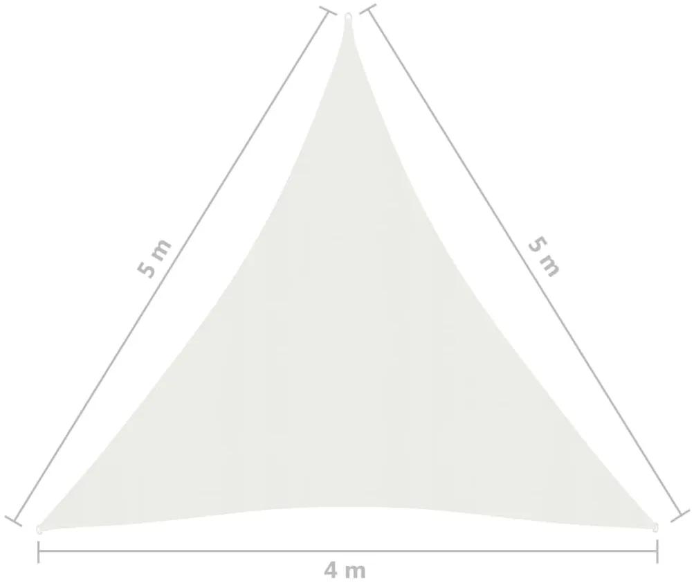 Πανί Σκίασης Λευκό 4 x 5 x 5 μ. από HDPE 160 γρ./μ² - Λευκό