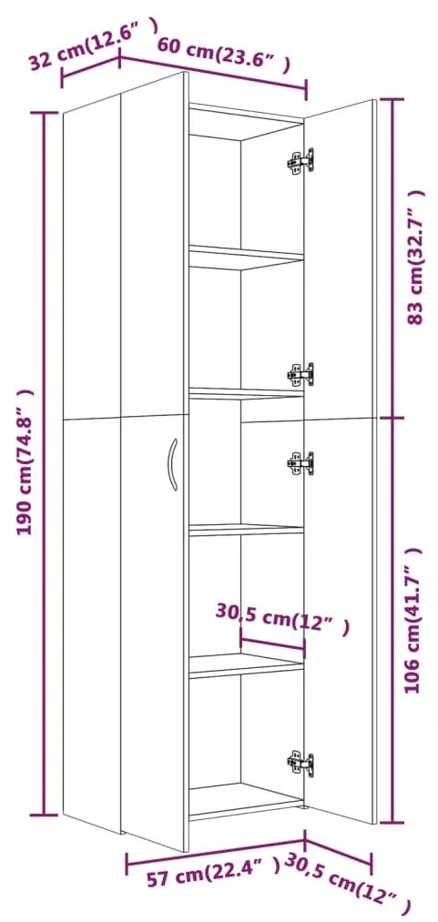 ΝΤΟΥΛΑΠΑ ΓΡΑΦΕΙΟΥ ΚΑΠΝΙΣΤΗ ΔΡΥΣ 60X32X190 ΕΚ. ΑΠΟ ΕΠΕΞΕΡΓ. ΞΥΛΟ 815279