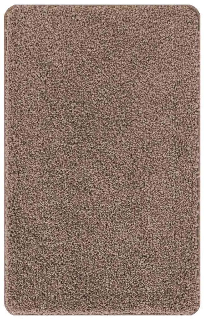 vidaXL Σετ Μάτ Μπάνιου Αντιολισθητικό 3 pcs Καφέ 50 x 50 cm PP