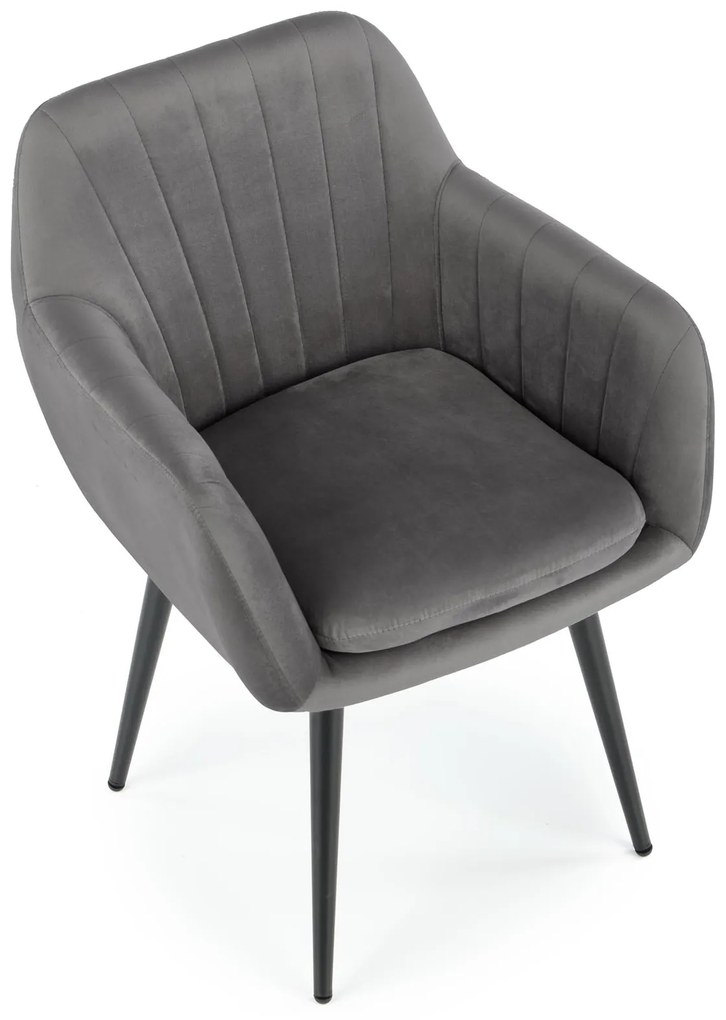 K429 chair color: grey DIOMMI V-CH-K/429-KR-POPIELATY