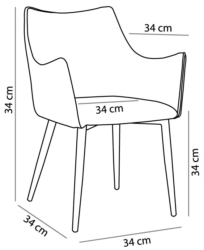 MALONE ΚΑΡΕΚΛΑ ΠΟΛΥΘΡΟΝΑ BEIGE ΛΑΔΙ 46x61xH86,5cm - 03-1047