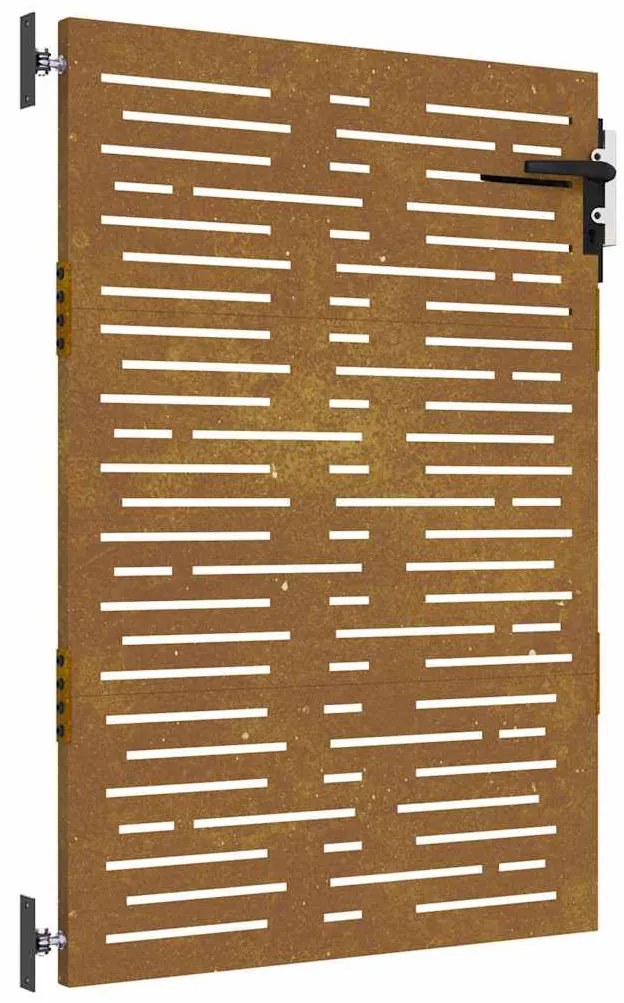 vidaXL Πόρτα Κήπου Τετράγωνη 85x150 εκ. από Ατσάλι Corten